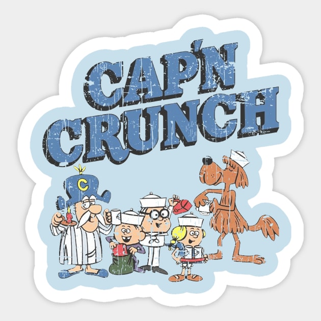 Vintage Crunch Cereal Sticker by Mesrabersama